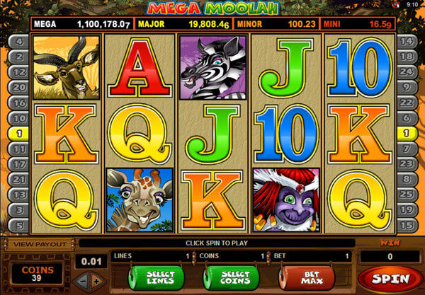 microgaming mega moolah